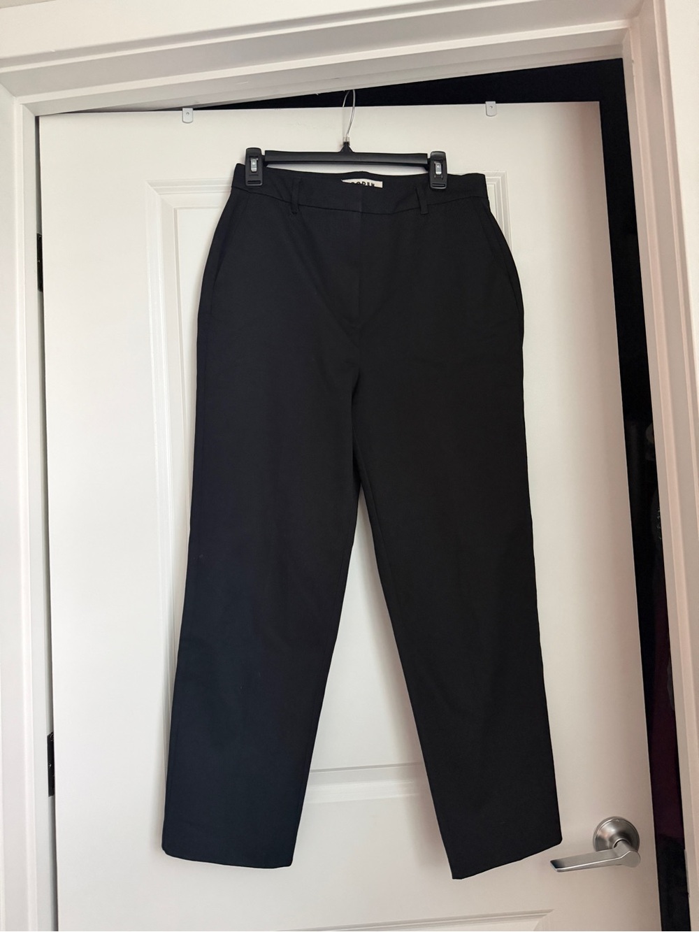 Boden Kew Bi-Stretch Trousers - Size 8 Black